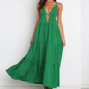 NWOT Petal & Pup SNDYS Indigo Dress Green Medium